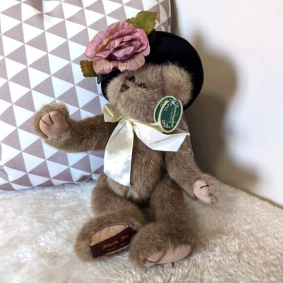 NWT Vintage Bearington Collection “Alberta Rose” Bear Collector’s Series Plush
